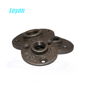 Leyon FM UL Rebordes de piso maleable del hierro negro Reborde el conector de reborde machined roscado - Product Image 2