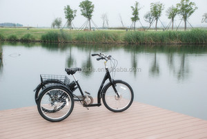 250W électrique <span class=keywords><strong>personne</strong></span> âgée <span class=keywords><strong>3</strong></span> roues tricycle cargo <span class=keywords><strong>pour</strong></span> handicapés famille cargo vélo trike GW-7019E livraison vélo - Product Image 2
