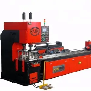 EMM60A stainless pipe tube hydraulic hole punching machine with rotary function