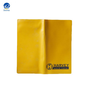 Tùy Chỉnh Logo Đa Chức Năng Không Thấm Nước Nhựa Vinyl PVC Hộ Chiếu Đựng Tài Liệu Pouch Travel Ticket Wallet