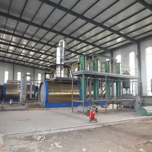 Waste Tire Recycling Machine Waste Tyre Pyrolysis Oil To Diesel Distillation Equipment/Recycling Machine