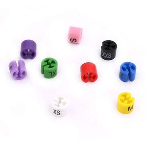 Quần áo móc áo sizer mã hóa màu sắc may kích thước đánh dấu với 9 Kích thước xxs-4xl cho cửa hàng thời trang Móc Áo tag Phụ kiện Lưu trữ hộp - Product Image 4