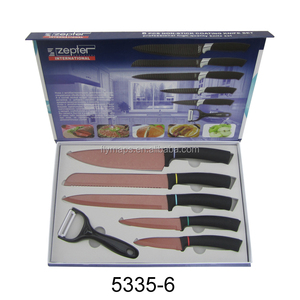 Ensemble de couteaux tactiles pour cuisine, ligne suisse, 6 pièces, livraison gratuite - Product Image 6