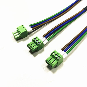 3 cực 3.5 mét vít khối thiết bị đầu cuối màu xanh lá cây màu pluggable - Product Image 1