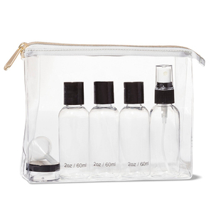 <span class=keywords><strong>Kit</strong></span> di borse per <span class=keywords><strong>trucco</strong></span> <span class=keywords><strong>da</strong></span> <span class=keywords><strong>viaggio</strong></span> per borsa cosmetica economica trasparente in PVC trasparente - Product Image 1