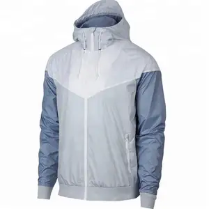 कस्टम कशीदाकारी Windbreakers हल्के निविड़ अंधकार कोच जैकेट कस्टम नायलॉन बारिश जैकेट