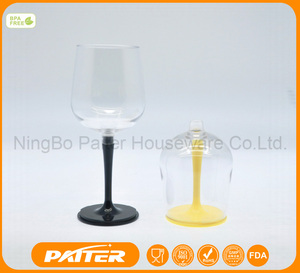Claro Material reutilizable De Plástico Taza de Vino De Vidrio Con <span class=keywords><strong>Trian</strong></span> - Product Image 1
