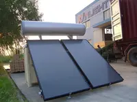 काले क्रोम फ्लैट प्लेट थर्मो सौर वॉटर हीटर