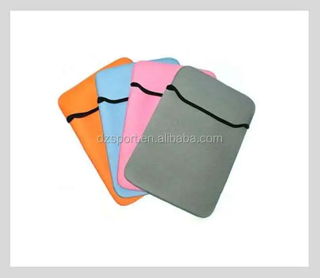 Casing laptop Neoprene berkilau reversibel, sarung laptop Neoprene modis