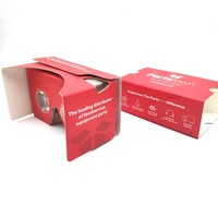 Lunettes V2 3D, téléphone intelligent de marque à rebond rapide, boîte en carton, Google, tendance