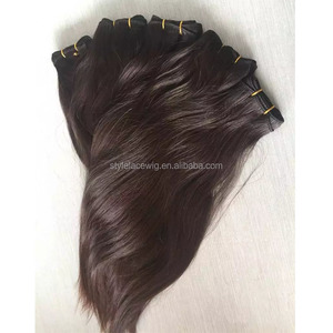 Usine produit indien femmes cheveux longs coiffures droites cheveux longs sud - Product Image 3