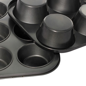 Vendite dirette in fabbrica cucina per uso domestico di alta qualità da 12 tazze di Muffin <span class=keywords><strong>antiaderente</strong></span> Mini <span class=keywords><strong>teglia</strong></span> per Muffin - Product Image 1