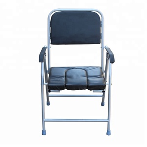 Venta caliente económico plegable inválido cómoda silla con respaldo y marco de acero - Product Image 2
