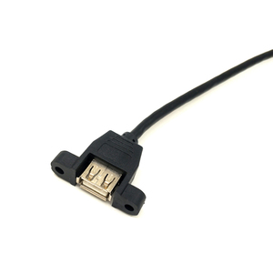 <span class=keywords><strong>Cavo</strong></span> di <span class=keywords><strong>prolunga</strong></span> 2.0 <span class=keywords><strong>USB</strong></span> <span class=keywords><strong>maschio</strong></span> a <span class=keywords><strong>femmina</strong></span> con supporto pannello a vite - Product Image 2