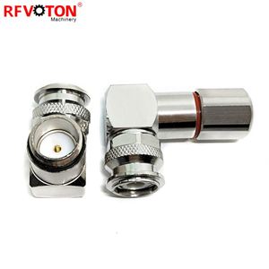 [Stesso Tipo Rosenberger] Connettore Maschio TNC ad Angolo Retto Senza Saldatura per Cavo WTR300 5D-FB - Product Image 2