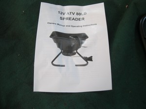 Esparcidor <span class=keywords><strong>ATV</strong></span> de 12v, puede esparcir semillas, fertilizante y arena - Product Image 2