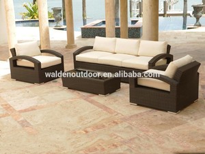 Populares anti ultravioleta terraza exterior balcón ratán sofá set ( DH-N9006 ) - Product Image 1