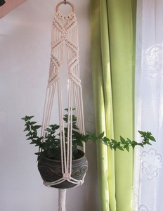 Colgador de Plantas de Macramé Hecho a Mano de Alta Calidad, Mejor Precio, Decoración para el Hogar, Oferta de Navidad - Product Image 4