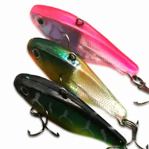 Jenis Baru Luya Baitcheap Memancing Hal Double Hook dengan Cincin Dibungkus Lead Ikan Bionic Umpan