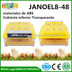 CE aprobó JN8-48 Mini pollo huevo incubadora automática