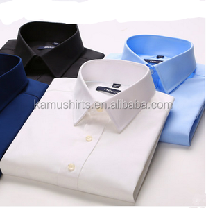 Chemises habillées <span class=keywords><strong>pour</strong></span> hommes en popeline 100% coton respirantes et infroissables <span class=keywords><strong>pour</strong></span> le bureau et les occasions formelles - Product Image 4