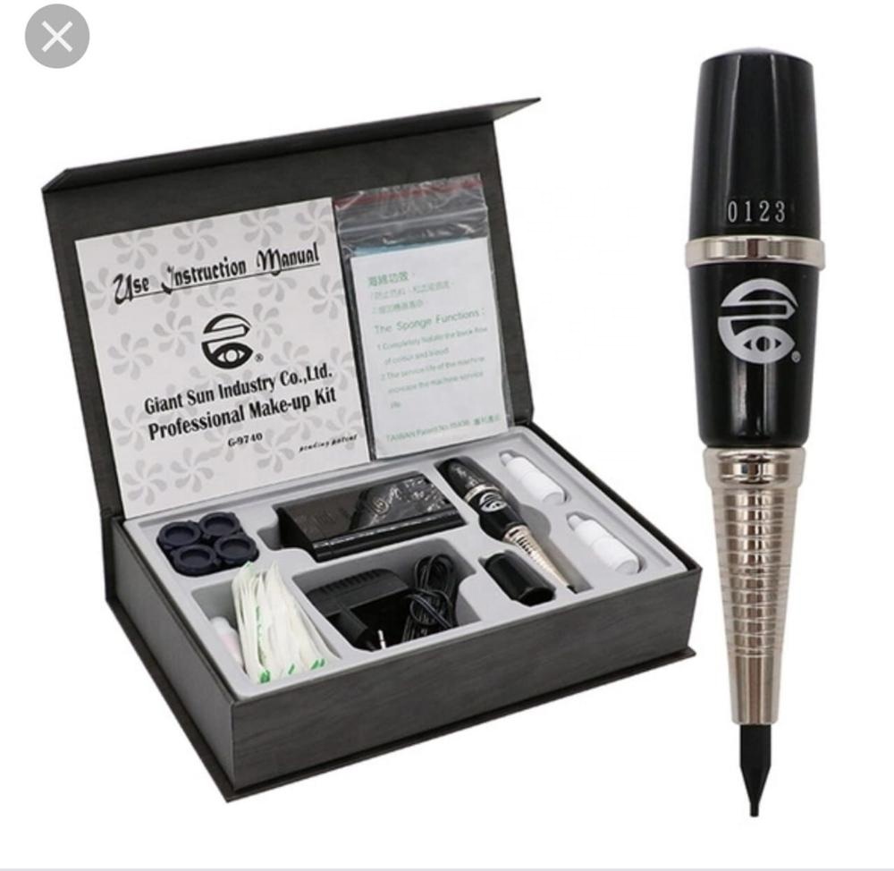 Оригинальный тайваньский G-9740 Профессиональная Косметика тату машинка для перманентного макияжа