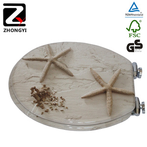 Baño barato lento pintado asiento del inodoro sanitario - Product Image 1