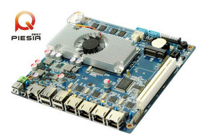 Intel atom de doble núcleo de red cpu placa base sharer with1*vga, 1*ps 2,8*usb, puerto 2*com - Product Image 1