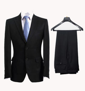 Nuovo abito da <span class=keywords><strong>uomo</strong></span> formale nero <span class=keywords><strong>doppiopetto</strong></span> personalizzato 3 pezzi <span class=keywords><strong>blazer</strong></span> per <span class=keywords><strong>uomo</strong></span> - Product Image 2