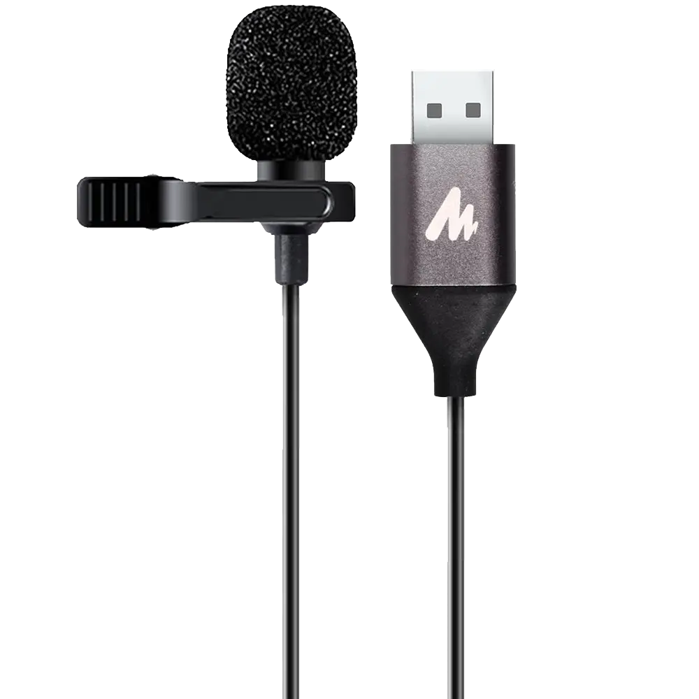 Maono Portable 192KHZ/24BIT Plug & Play condensatore omnidirezionale USB risvolto microfono Lavalier colletto della camicia Clip sul microfono per PC