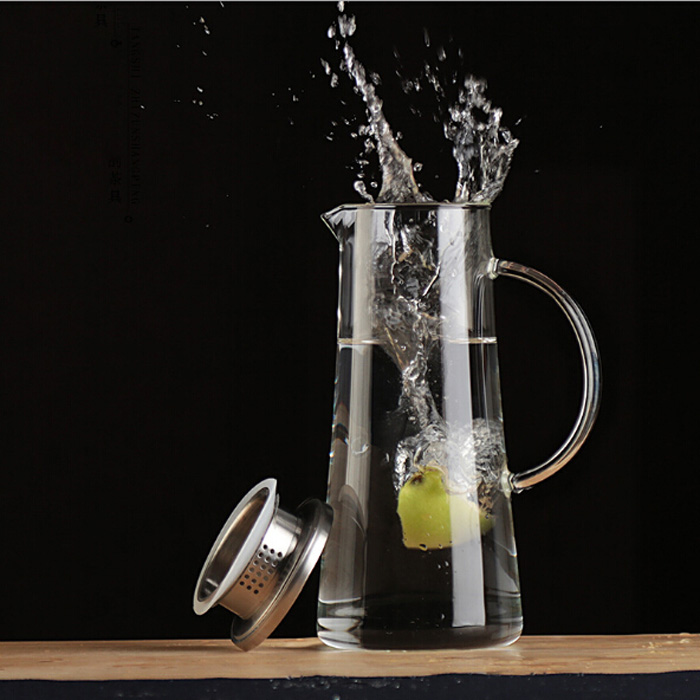 High borosilicate glass kettle large capacity glass cold water juice glass
