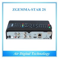 Vente en gros d'usine Boîtier IPTV Zgemma-Star 2S Récepteur satellite numérique FTA avec PVR Tuners satellites doubles DVB-S2+S2