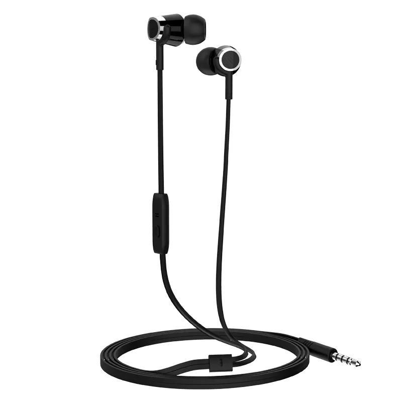 Langston R30 OEM/MEREK pabrik harga grosir earphone kabel di telinga headset lubang suara