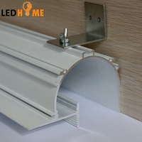 AL-C03 Cove/Plâtre LED En Aluminium avec 2835SMD 120LEDs/M Installation Facile pour le plafonnier