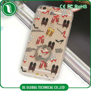 Venta caliente zapatos de tacón alto, lápiz labial maquillaje cosmético caso para el <span class=keywords><strong>iphone</strong></span> 6 con el anillo de dedo DLPC292 - Product Image 4