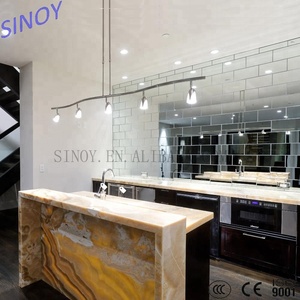 High quality clear float glass mirror SILVER glass, double coated with paint <span class=keywords><strong>FENZI</strong></span>, available both - Product Image 4