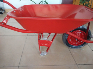 यूरो बाजार 80L जस्ती ट्रे व्हील बैरो/एकल wheelbarrow - Product Image 6