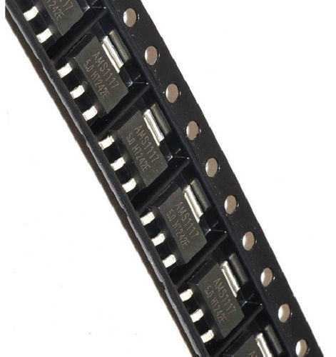 (Горячие поставщики) Электронные компоненты AMS1117-5.0 AMS1117 LM1117 5V 1A СОТ-223 регулятор напряжения