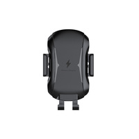 Carregador sem fio qi para carro, carregador com sensor infravermelho, carga rápida, para iphone 10w