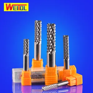 WeiTol CNC Engraving Tools Corn Teeth End Mill for Aluminum