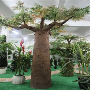 Большая уличная высококачественная искусственная имитация baobab деревьев на заказ, оптовая продажа