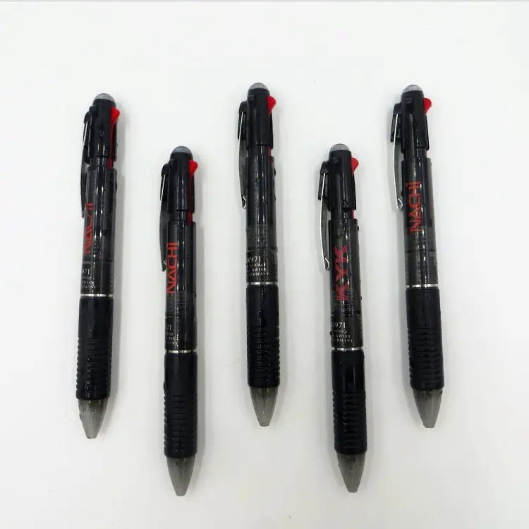 Bolígrafo de plástico promocional personalizado 2 en 1 con lápiz mecánico