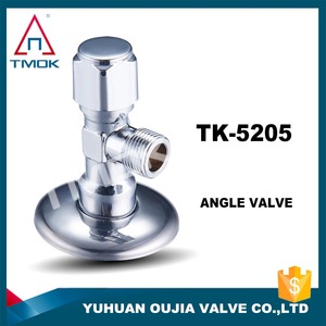 Válvula ángulo cobre <span class=keywords><strong>amarillo</strong></span> con cromado pulido tres vías <span class=keywords><strong>flujo</strong></span> agua npt CE montado en la pared baño sanitario limpia lavadora - Product Image 6