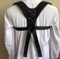 Correcteur de posture réglable pour adultes unisexe, soutien dorsal de compression