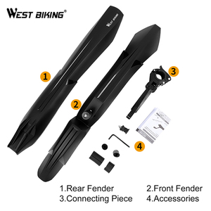 <span class=keywords><strong>Garde</strong></span> <span class=keywords><strong>boue</strong></span> de bicyclette avant et arrière, 2 pièces, 27.5, <span class=keywords><strong>29</strong></span> <span class=keywords><strong>pouces</strong></span>, <span class=keywords><strong>vtt</strong></span>, à dégagement rapide, nouvelle collection - Product Image 3