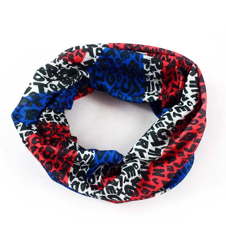 Foulard en polyester tricoté personnalisé, sans couture, tube de l'union Jack, livraison gratuite