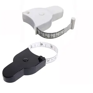 2 Colors Retractable Ruler Body Fat Weight Loss Measure For Fitness Accurate Tool Caliper Measuring Tape Custom Gauging Tool