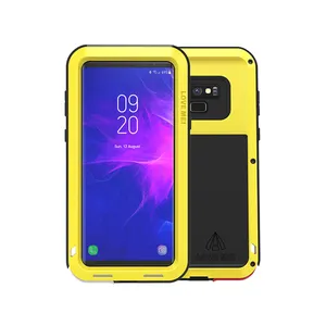 LoveMei Powerful Case for Samsung Galaxy Note 9 Armor ShockProof 3 in 1 Case Shell Cover For Samsung Mobile Phones