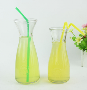 Lot de 6 bouteilles <span class=keywords><strong>en</strong></span> <span class=keywords><strong>verre</strong></span> transparent robustes et durables pour boissons, jus, eau, tequila, sans plomb, avec bouchon <span class=keywords><strong>en</strong></span> acier inoxydable - Product Image 3