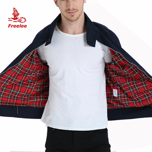 Kustom katun/poliester klasik Retro Vintage jaket kerja Harington pria - Product Image 2